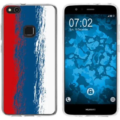 Produktbild von PhoneNatic Case kompatibel mit Huawei P10 Lite Silikon-Hülle WM Russland M9