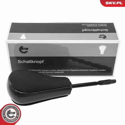 Produktbild von ESEN SKV Schaltknauf Schalthebelknauf Schwarz Synthetikleder Kunststoff für BMW 3 Touring (E91) 3 Limousine (E90) 1 Schrägheck (E87) 3 Coupe (E92)