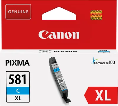 Produktbild von Canon CLI-581 XL Cyan Tintentank, Cyan, 8,3 ml, 170 Seiten
