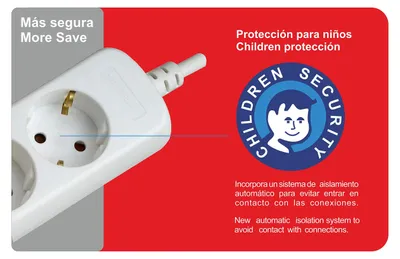 Obrázok produktu pre Viacnásobná zásuvka 4 zásuvky Schuko Kábel 1,5 m IP44 BIELA