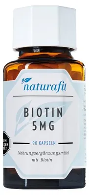Image de naturafit Biotine 5 mg gélules, 90 gélules