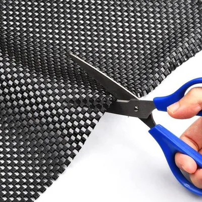 Immagine prodotto di Tappetino antiscivolo 90 x 100 cm - PVC - Cucina - Tappeto antiscivolo - Nero - Tappetino protettivo per il bagagliaio dell'auto e la cucina