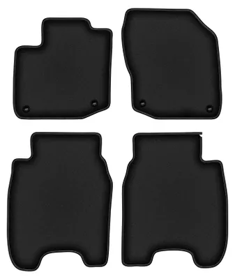 Zdjęcie produktu dla Dywaniki samochodowe welurowe czarne 4 szt. do: Honda Civic IX 2011-2016