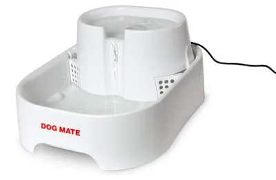 Image de Kerbl 80890, Distributeur d'eau automatique pour animaux, Blanc, Universel, 6 l, Gris foncé, AC