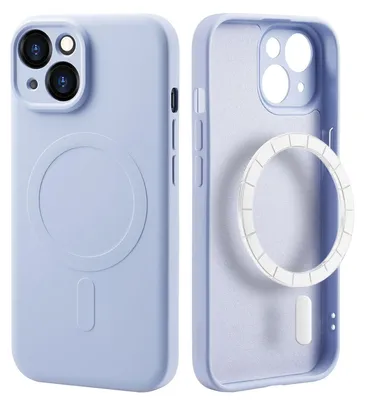 Imagen del producto de Funda de Colores con MagSafe para Apple iPhone 15 - Lila