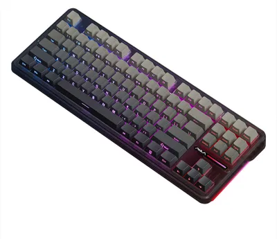 Produktbild von AULA F87 Mechanische Tastatur Kabellose Tastatur mit Dichtungsstruktur und Tri-Mode-Konnektivitaet 87-Tasten-Gaming-Tastatur mit geringer Verzoegerung und Lichteffekt