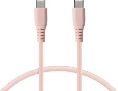 Produktbild von Ksix BXCABCC03S, 1 m, USB C, USB C, Pink