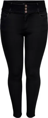 Produktbild von ONLY CARMAKOMA Damen Skinny Jeans High Waist Denim Große Größen Plus Size Übergröße Größe: 54W / 34L