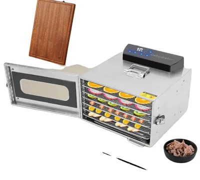Productafbeelding van Voedseldrogermachine, 6 trays, instelbare temperatuur, EU-model