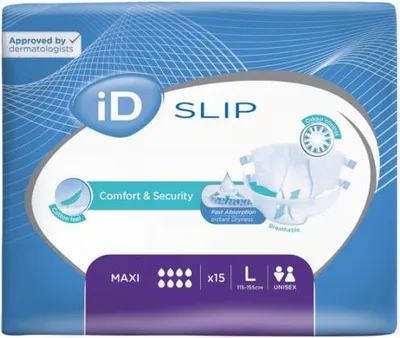 Image de ID Expert Slip Maxi Large - 1 paquet de 15 protections