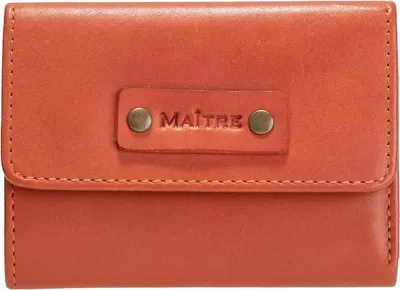 Produktbild von Maître Steinbach Isebill Damengeldbörse Geldbörse orange 8,5 x 11 x 3