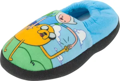 Produktbild von Adventure Time - Chlapecké pantofle NS6282 (33 EU) (modrá/černá)