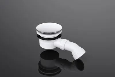 Produktbild von doporro Design Ablaufgarnitur AL02 für Duschtasse mit Ablaufloch von Durchmesser 90mm Geruchsverschluss Abfluss ca 50mm