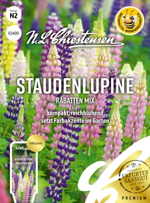 Produktbild von Staudenlupine Rabatten Mix | Lupinensamen von N.L. Chrestensen