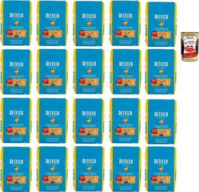 Produktbild von De Cecco Gnocchetti Sardi N°83, 100% Italienisch Pasta Nudeln 20x 500g + Italian Gourmet Polpa 400g