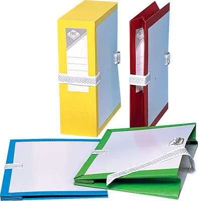 Produktbild von FAST Archivmappe mit Metallschnalle dehnbar rot