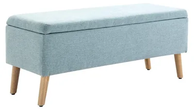 Obrázok produktu pre Úložná lavica – lavica s úložným priestorom | Farba: svetlozelená | Rozmery: 110 x 39 x 45 cm