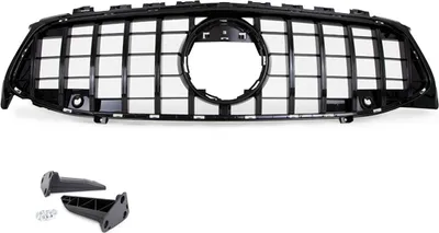 Produktbild von Kühlergrill Schwarz glanz passt für Mercedes CLA W118 ab 2019 für PDC ohne Kamera auf GT Sport- Panamericana