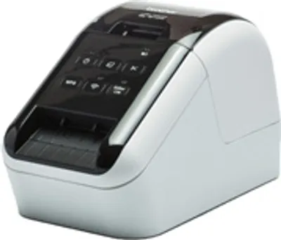 Produktbild von Brother QL-810WC, DK, Thermodirekt, 300 x 300 DPI, 176 mm/sek, Farbe, Verkabelt & Kabellos