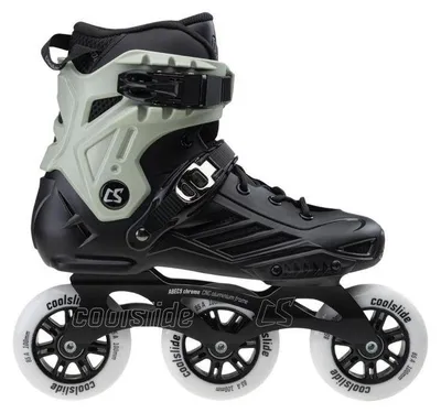 Image de Coolside - « Hulst » : rollers pour homme/femme (unisexe) PP15519 (39 EU) (noir/vert)