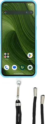 Immagine prodotto di caseroxx Custodia in TPU compatibile con Fairphone 6, con cinturino da indossare in TPU blu chiaro
