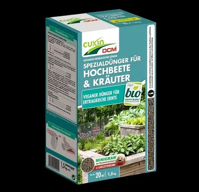 Produktbild von Cuxin DCM Spezialdünger für Hochbeete & Kräuter 1,5 kg