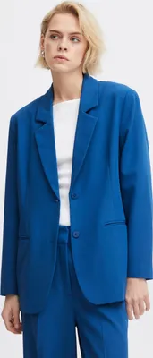 Produktbild von ICHI IHLEXI BL2 Damen Blazer Longblazer Jacke Longblazer mit Stretch und Knöpfen