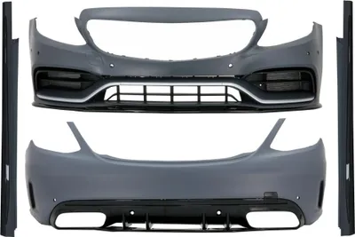 Zdjęcie produktu dla Zestaw karoserii do Mercedes C W205 Limo 14-20 Zderzak boczny C63 Edition 1.