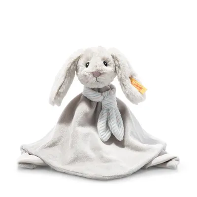 Produktbild von Steiff Hoppie Hase Schmusetuch 26 hellgrau 242250