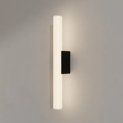Imagen del producto de Aplique de pared moderno, con tubos de vidrio , diseño lineal, 61 cm, IP44, color LED variable, 12W, línea LINEA Light Prestige