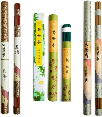 Produktbild von Set Japanische Räucherstäbchen - Holzige - 105 Stäbchen