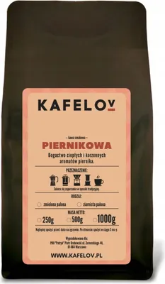 Produktbild von KAFELOV | Kaffeepulver Lebkuchen - 250g - Aromatische Mischung - 100% Arabica