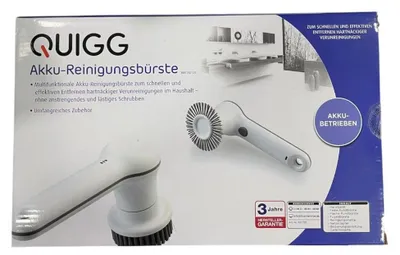 Produktbild von QUIGG Akku-Reinigungsbürste mit Zubehör – IPX7, 2 Geschwindigkeitsstufen
