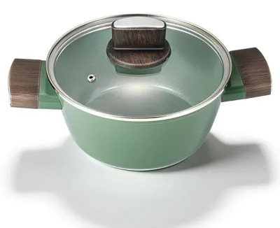 Produktbild von Kochtopf 20cm 3.5L Induktion kratzfest mit Deckel PFOA Frei für alle Herde