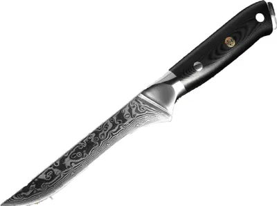 Zdjęcie produktu dla Damascus 67 warstw 6-calowy profesjonalny nóż do trybowania ze stali nierdzewnej