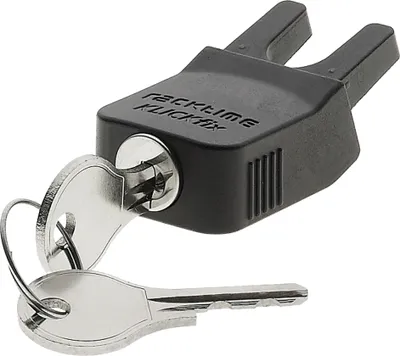 Image de KLICKfix Antivol à insérer pour Racktime pour adaptateur système Snapit, noir/argenté