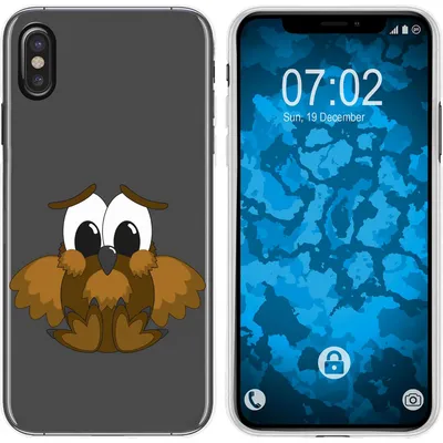 Produktbild von PhoneNatic Case kompatibel mit Apple iPhone Xs Max Silikon-Hülle Cutiemals M9