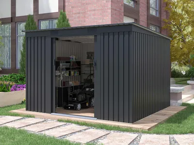 Produktbild von Metall Gerätehaus Modell Pento 6,29 m²