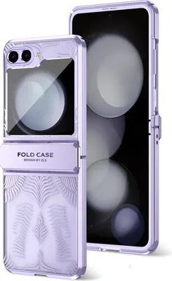 Obrázek produktu pro Pro Samsung Galaxy Z Flip5 Galvanizované pouzdro na mobilní telefon Design Angel Wings Purple
