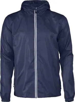 Produktbild von Windbreaker-Jacke Fastplant wasserabweisend mit gefütterter Kapuze und Seitentaschen
