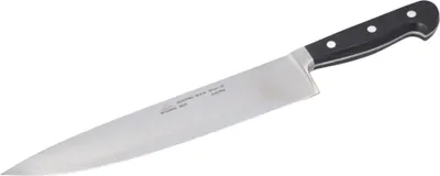 Produktbild von STUBAI hochwertiges breites Kochmesser geschmiedet | 260 mm | Küchenmesser aus Edelstahl für Schneiden von Fleisch, Geflügel, Gemüse, Obst & Lebensmitteln, spülmaschinenfest, schwarzer Griff