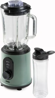 Zdjęcie produktu dla Domo DO734BL, Blender z funkcją gotowania, Funkcja pulse, Rozgniatacz do lodu, 1 m, 800 W, Zielony