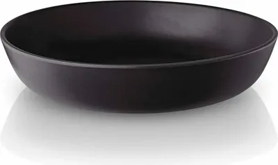 Obrázek produktu pro Eva Solo Nordic kitchen Hluboký talíř, Polévkový talíř, Těstoviny, Servírování, Kuchyň, Porcelánová kamenina, Černá, Ø 20 cm, 502792