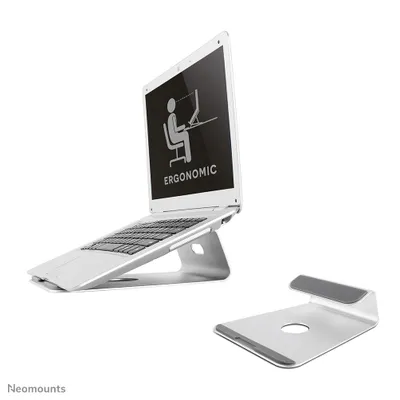 Image de Neomounts Deskstand Support pour ordinateur portable/IPAD argenté