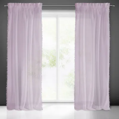 Produktbild von Gardine ALMINA rosa 140x270 cm Kräuselband
