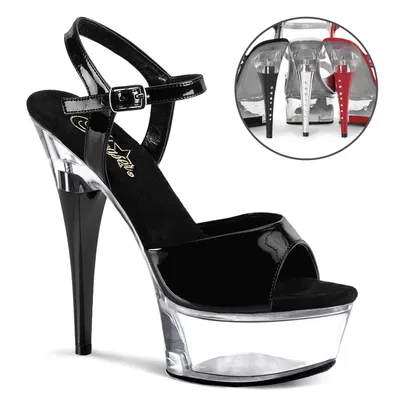 Obrázek produktu pro CAPTIVA-609 Dámské sandály Pleaser, černé průhledné , EU 35, US 5