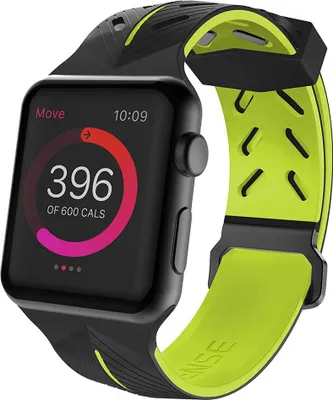 Produktbild von Xdoria Action Band Apple Watch Armband Schwarz 38/40 mm Schwarz 38/40 mm