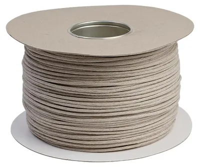 Papierleitkordel geflochten, 6 mm x 25 m, schwarz