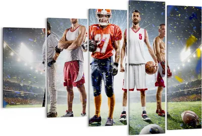 Produktbild von Bild auf Leinwand - Leinwandbild - Sport Sportler - 150x100cm - Wand Bild - Wanddeko - Wandbilder - Leinwanddruck - Bilder - Kunstdruck - Wanddekoration - Leinwand bilder - Wandkunst - EG150x100-3873