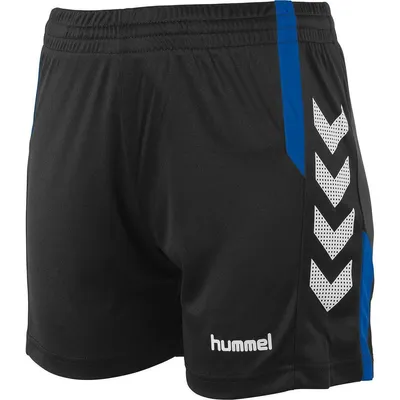 Produktbild von Hummel Aarhus Shorts Damen - Schwarz / Royal